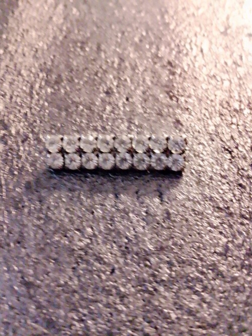 Vintage Silver toned Brooch in the Art Deco style